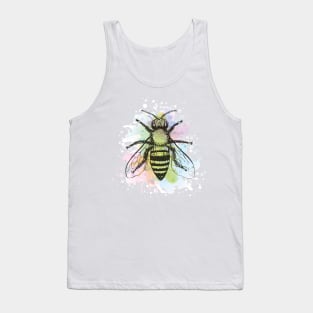 Watercolor Honey Bee Tank Top